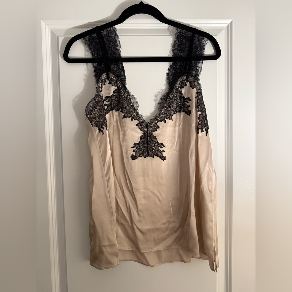 Cami NYC Cream oat Satin Camisole